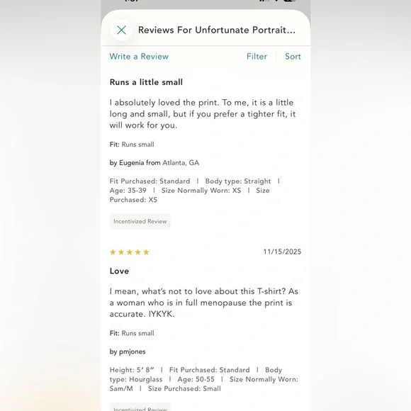 Anthropologie NWT 100% XS cotton Mood Swings tee by Unfortunate Portraits; cute! - Picture 6 of 16